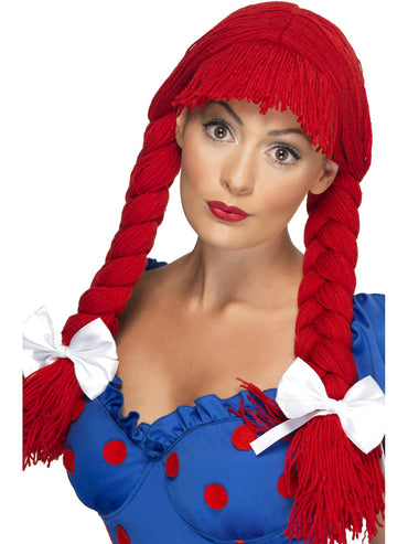 Red Rag Doll Wig - Party Savers