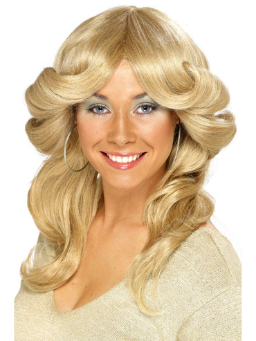 Blond 70s Flick Wig - Party Savers
