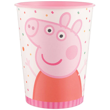 Peppa Pig Confetti Party Favor Cup Plastic 473ml Each