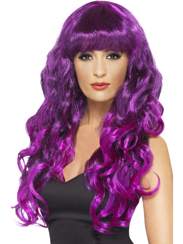 Purple Long Siren Wig - Party Savers