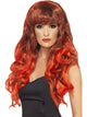 Red & Black Long Siren Wig - Party Savers