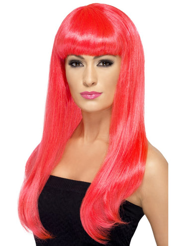 Pink Babelicious Wig - Party Savers