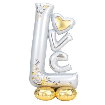 AirLoonz L-O-V-E Love Wedding Foil Balloon 73cm x 147cm Each - Party Savers