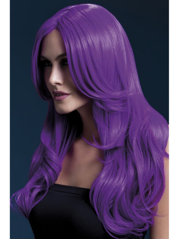 Purple Fever Khloe Wig - Party Savers