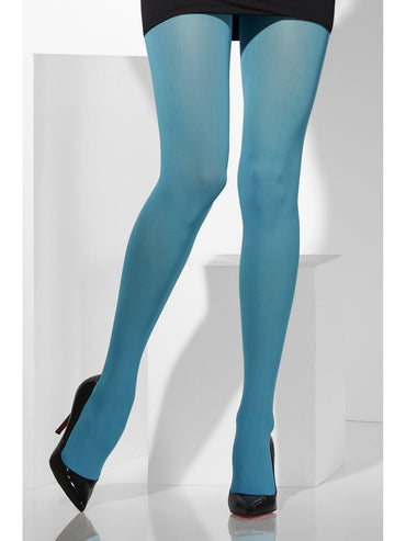 Blue Opaque Tights - Party Savers