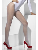 White Fishnet Tights - Party Savers