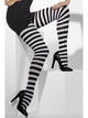 Black & White Opaque Tights - Party Savers
