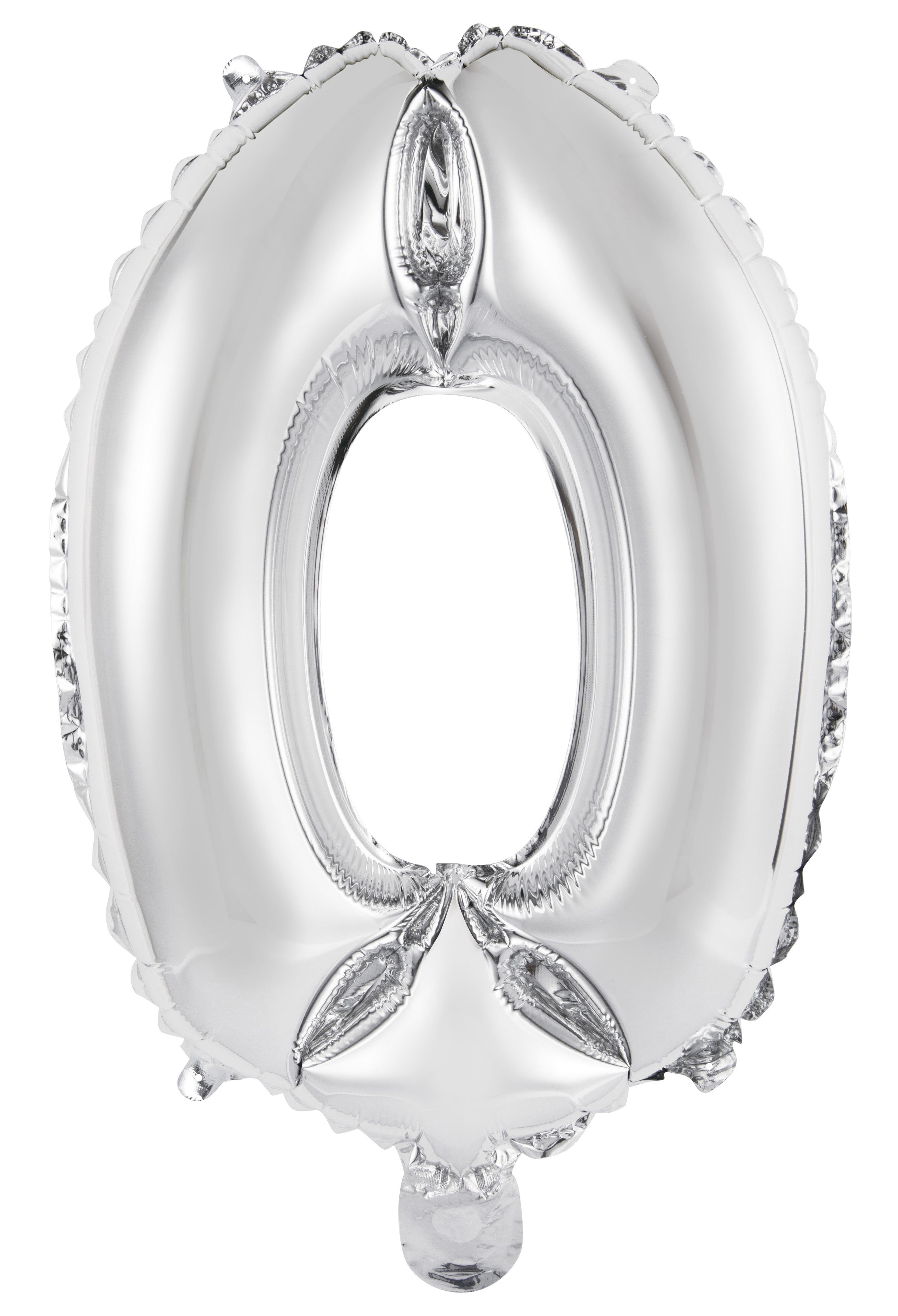 Number 1 Silver Foil Balloon 35cm - Party Savers