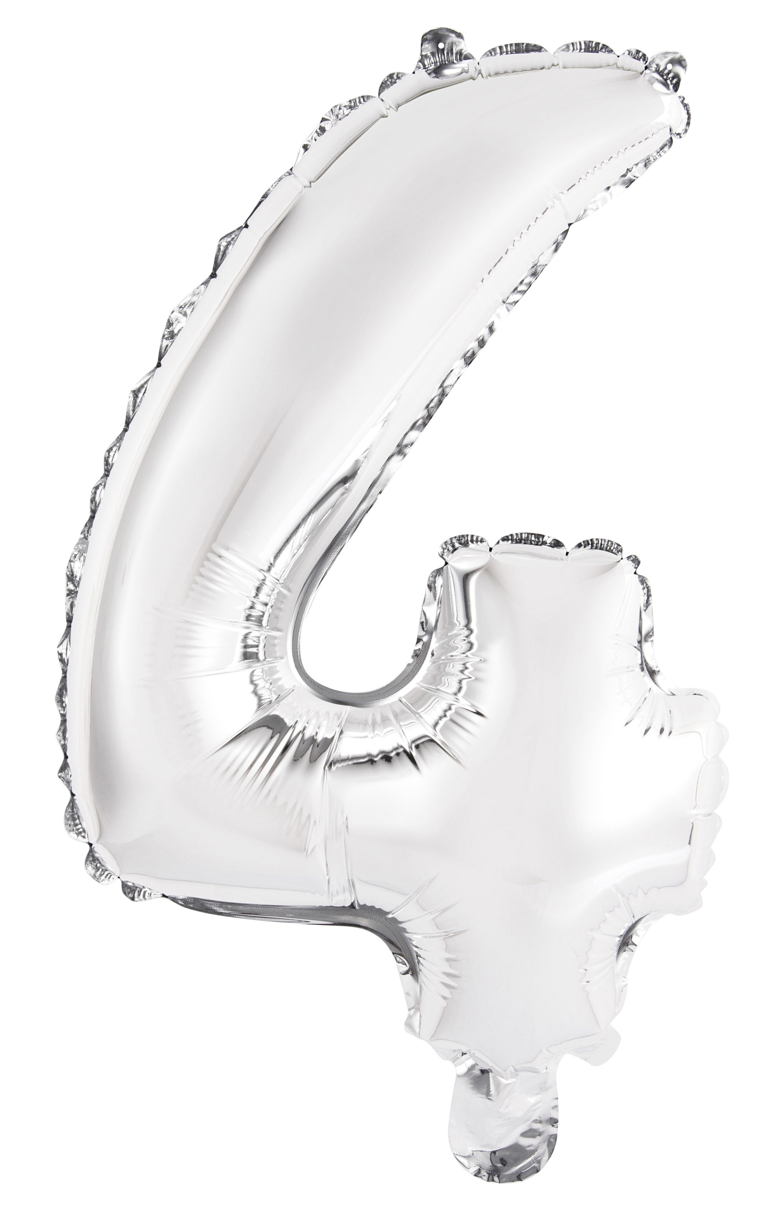 Number 1 Silver Foil Balloon 35cm - Party Savers