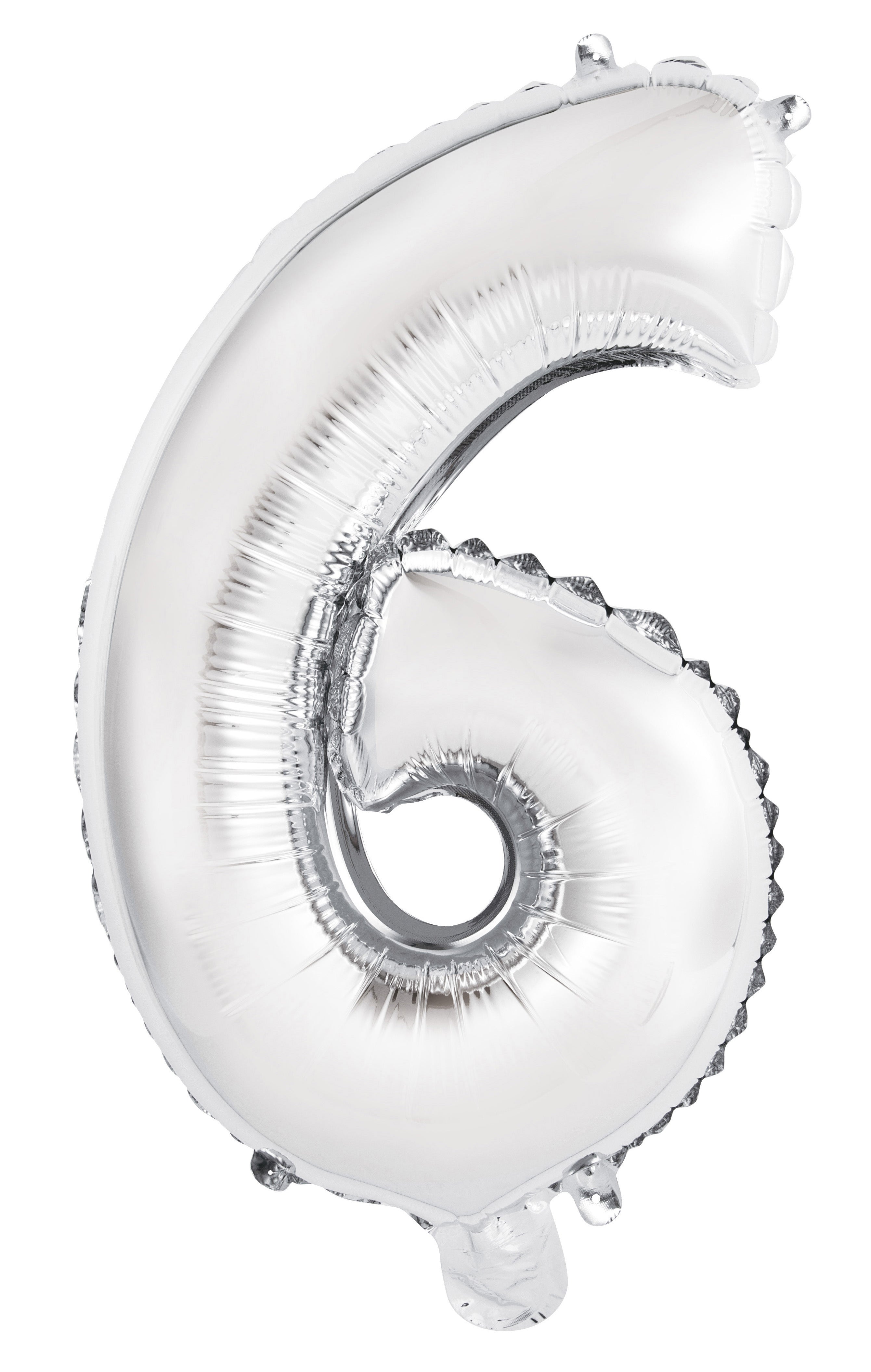 Number 1 Silver Foil Balloon 35cm - Party Savers