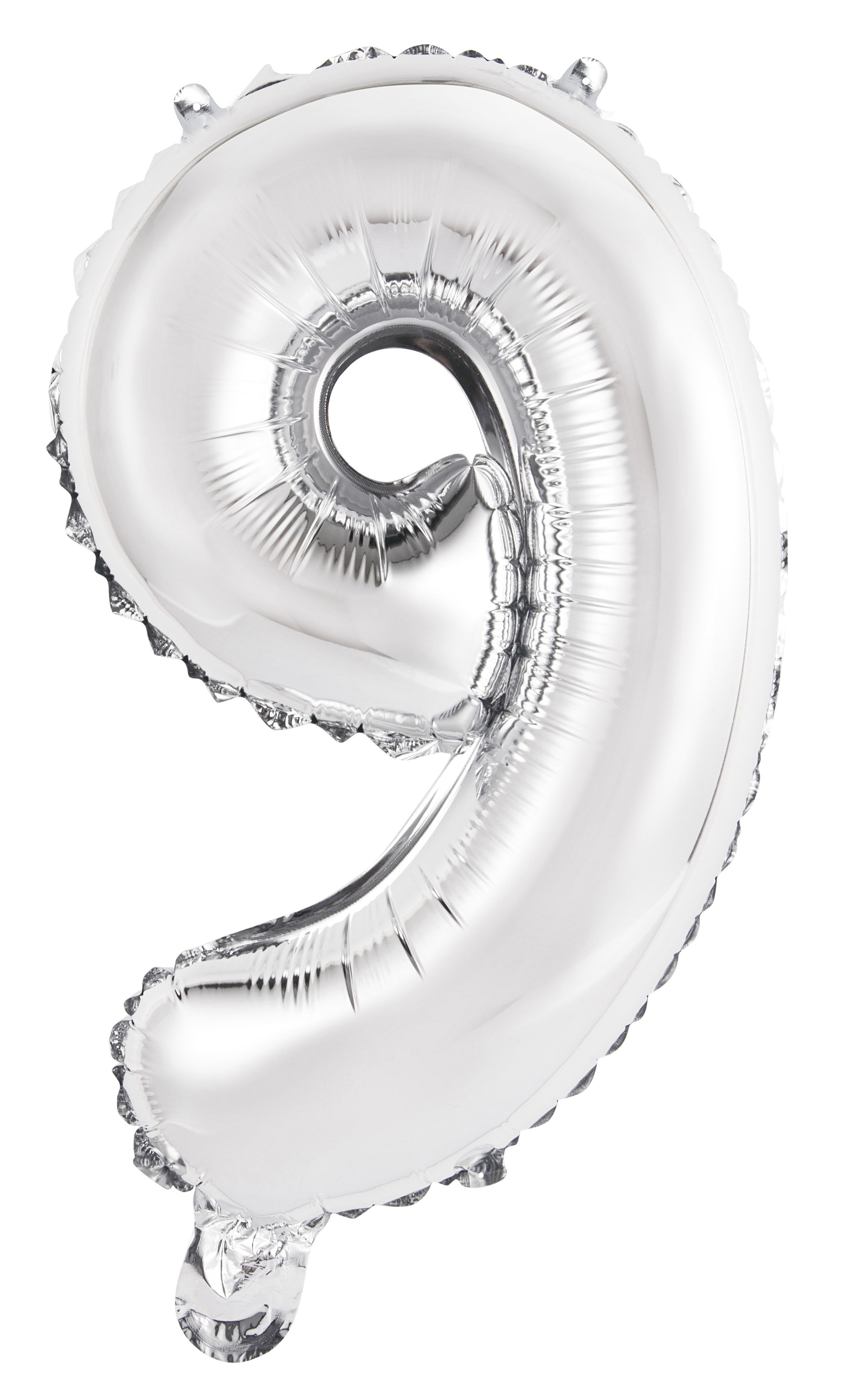 Number 8 Silver Foil Balloon 35cm - Party Savers