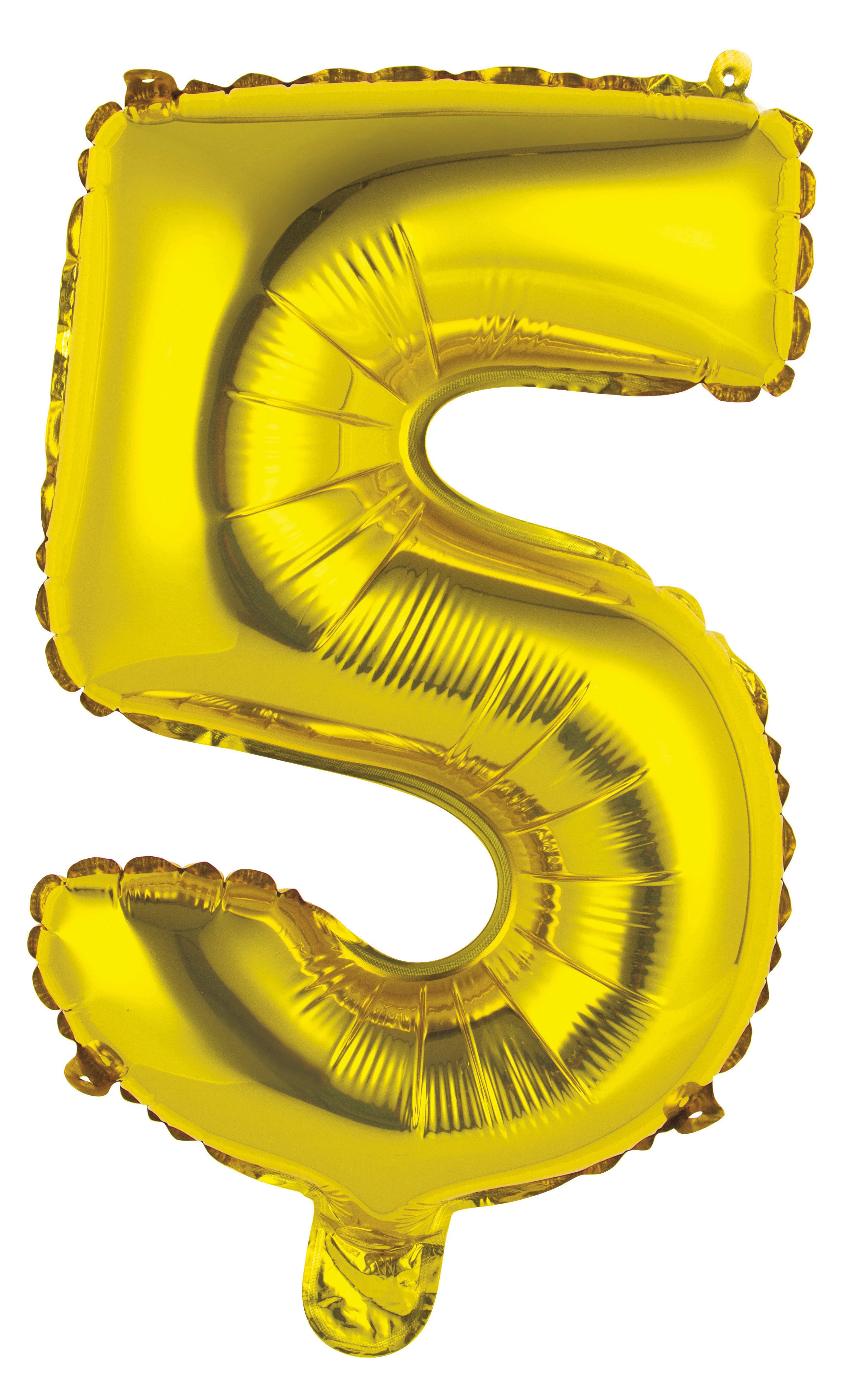 Number 6 Gold Foil Balloon 35cm - Party Savers