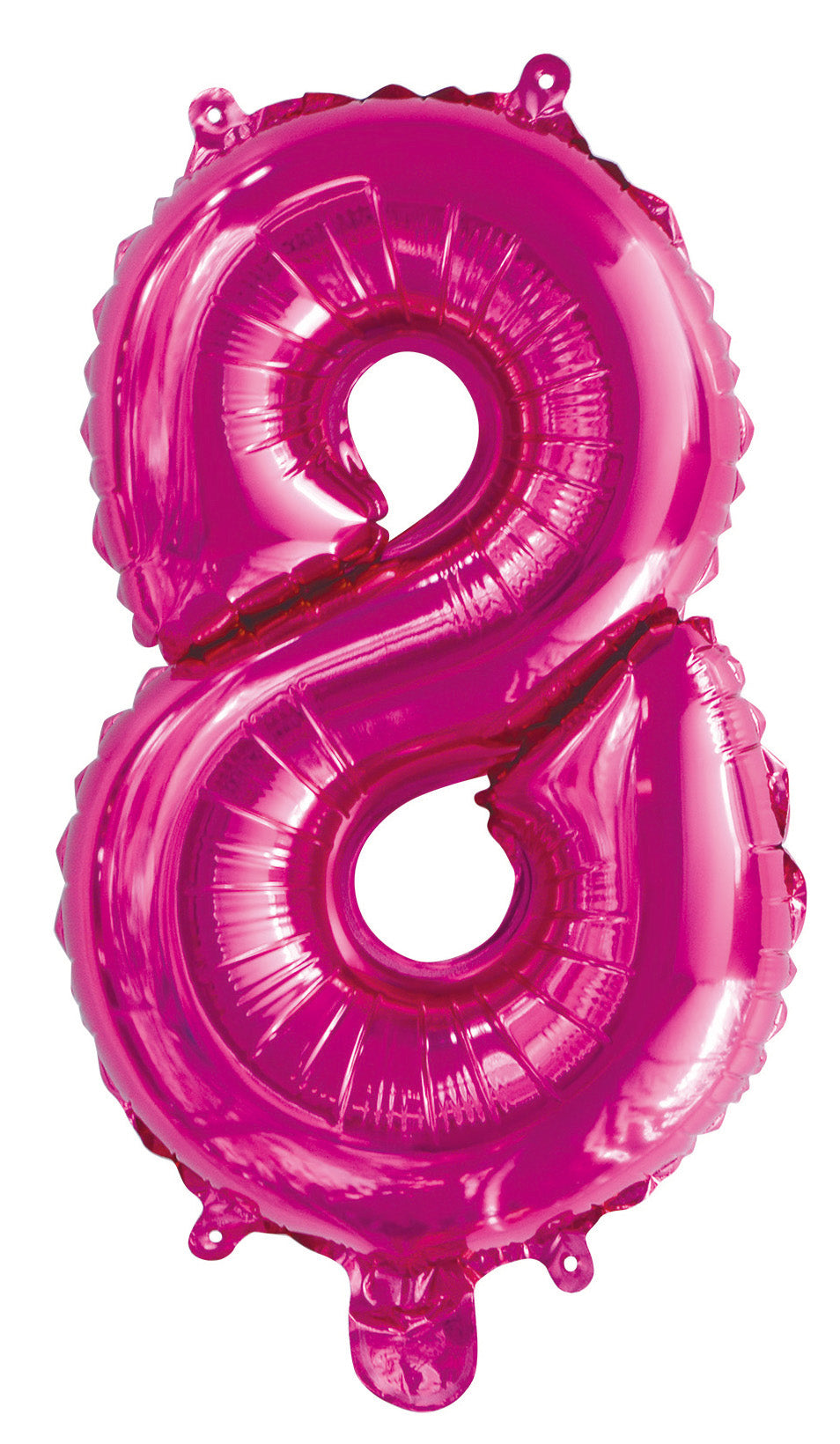 Number 1 Bright Pink Foil Balloon 35cm - Party Savers
