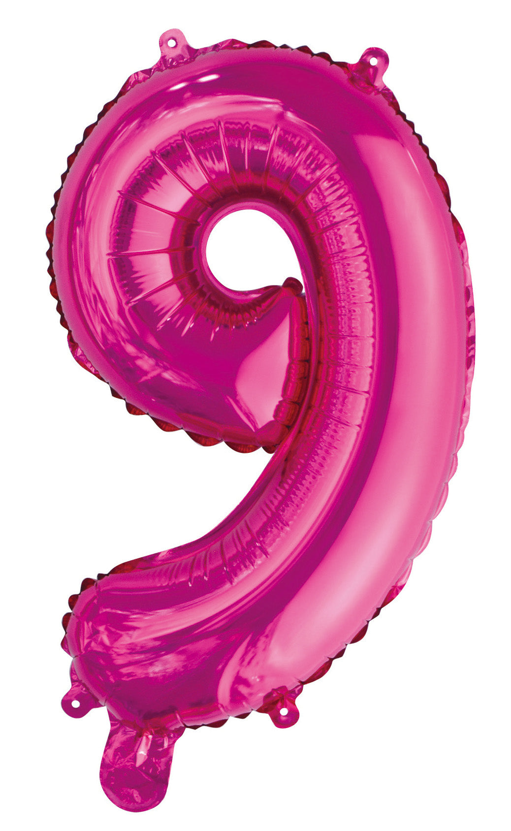 Number 1 Bright Pink Foil Balloon 35cm - Party Savers
