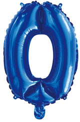 Number 8 Royal Blue Foil Balloon 35cm - Party Savers