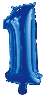 Number 8 Royal Blue Foil Balloon 35cm - Party Savers