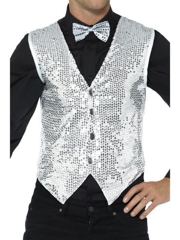 Adult Costume - Sequin Waistcoat - Party Savers
