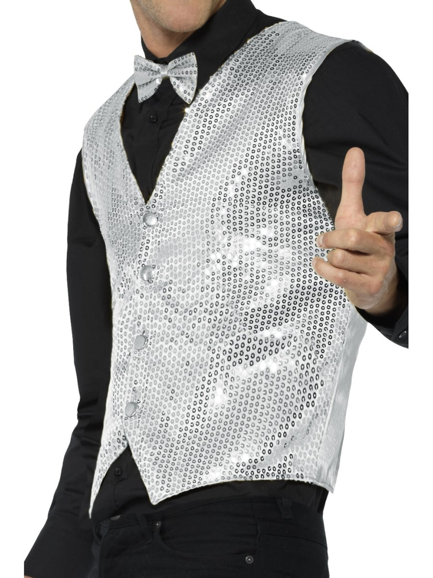 Adult Costume - Sequin Waistcoat - Party Savers