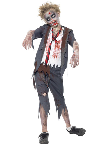 Boys Costume - Zombie School Boy - Party Savers