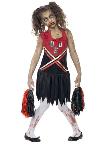 Girls Costume - Zombie Cheerleader - Party Savers