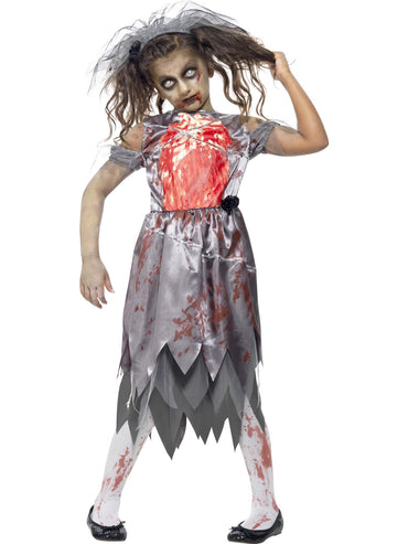 Girl Costumes - Zombie Bride Costume