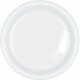 Silver Plastic Snack Plates 18cm 20pk - Party Savers
