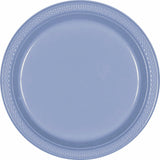 Lavender Plastic Snack Plates 18cm 20pk - Party Savers