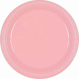 Purple Plastic Snack Plates 18cm 20pk - Party Savers