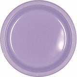 Pastel Pink Plastic Lunch Plates 23cm 20pk - Party Savers