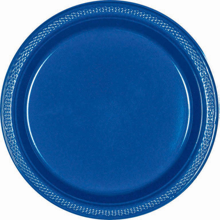 Purple Plastic Lunch Plates 23cm 20pk - Party Savers