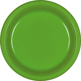 Yellow Plastic Lunch Plates 23cm 20pk - Party Savers