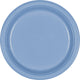Pastel Blue Plastic Banquet Plates 26cm 20pk - Party Savers