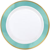 Silver Premium Plastic Dinner Plates 25.4cm 10pk - Party Savers