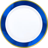 Caribbean Blue Premium Plastic Lunch Plates 19cm 10pk - Party Savers