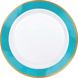 Lime Green Premium Plastic Lunch Plates 19cm 10pk - Party Savers