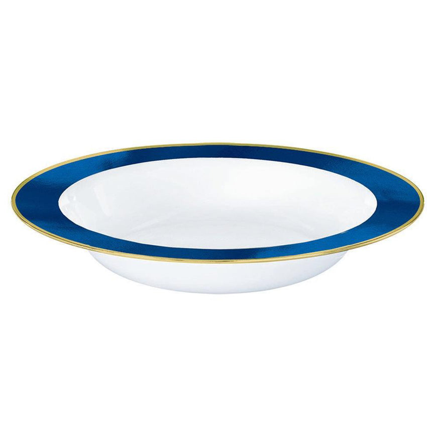 Royal Blue Premium Plastic Bowl 354ml 10pk - Party Savers