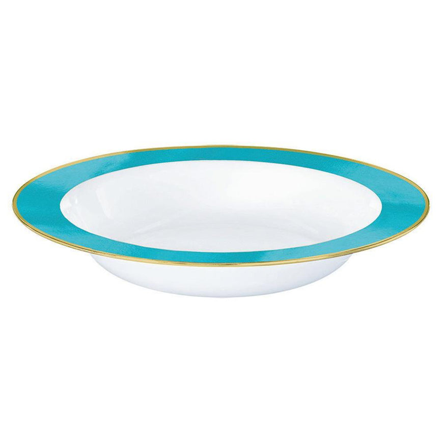 Silver Premium Plastic Bowl 354ml 10pk - Party Savers