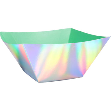 Shimmering Party Iridescent Paper Serving Bowls 3pk - Party Savers