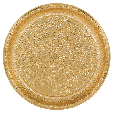 Premium Tray Gold Hammered Look 40cm Each