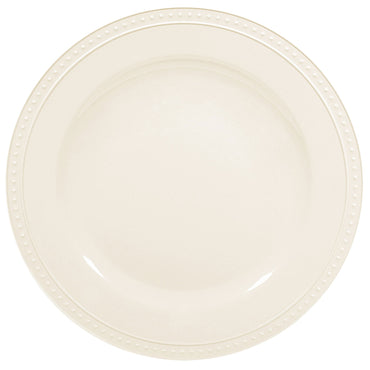 Premium Dinner Plate White with Beaded Rim 28cm Each