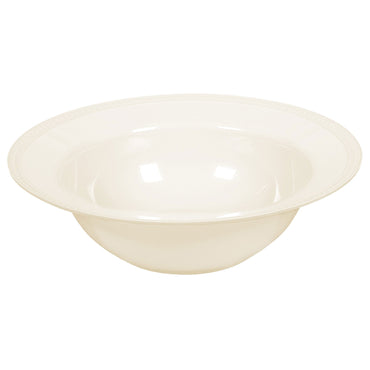 Premium Serving Bowl White with Beaded Rim 34cm Each