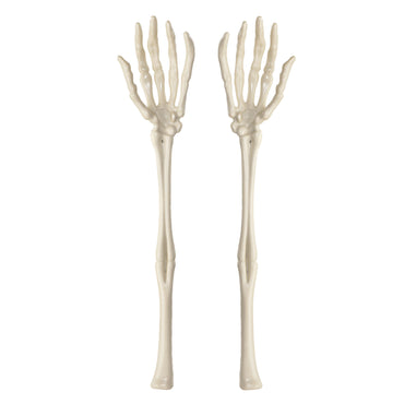 Boneyard Skeleton Hands Serving Utensils 24cm 2Pk