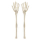 Boneyard Skeleton Hands Serving Utensils 24cm 2Pk