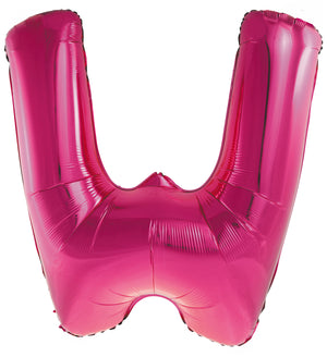 Letter A Bright Pink Foil Balloon 86cm - Party Savers