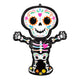 Day of the Dead Standing Skeleton Supershape 66cm x 86cm Each