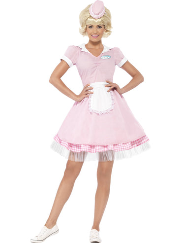 Womens Costume - Diner Girl - Party Savers