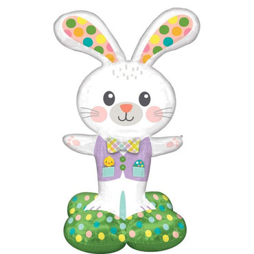 AirLoonz Spotted Easter Bunny Foil Balloon 73cm x 116cm Each