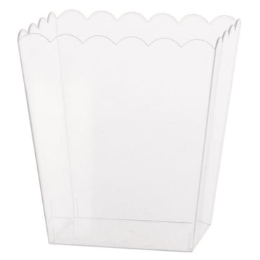 Scalloped Clear Plastic - Small - Party Savers
