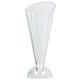 Mini Catering Cone Stands Clear Plastic 11cm 40pk - Party Savers