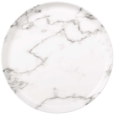 Premium Round Printed Marble Look Tray Each